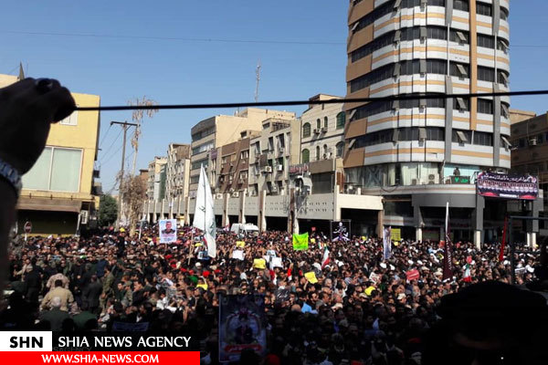 تشییع شهدای حمله تروریستی اهواز+ تصاویر