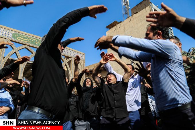 تشییع شهدای حادثه تروریستی اهواز با حضور پرشکوه مردم