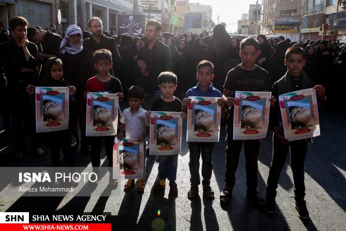 تشییع شهدای حادثه تروریستی اهواز با حضور پرشکوه مردم