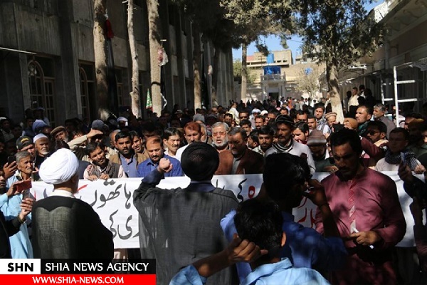 تظاهرات پاکستانی‌ها علیه بازداشت فعال شیعی