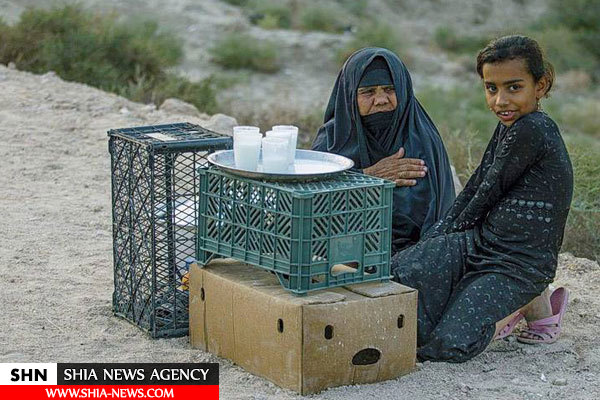 ایستگاه صلواتی یک مادر و دختر ایستگاه صلواتی یک مادر و دختر