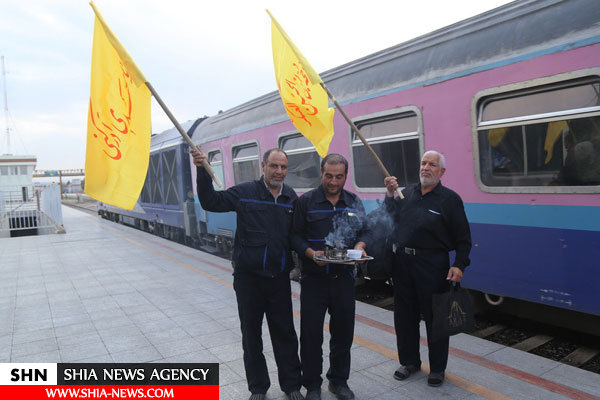 راه اندازی اولین قطار مسافری قم - کربلا به مناسبت اربعین حسینی
