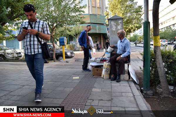 فروشندگان سالخوره در حاشیه خیابان+ تصاویر