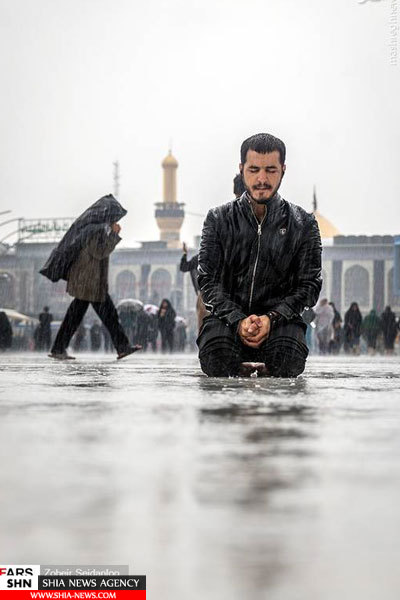 تصاویری بی نظیر از بارش شدید باران در بین الحرمین تصاویری بی نظیر از بارش شدید باران در بین الحرمین