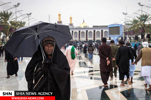 تصاویری بی نظیر از بارش شدید باران در بین الحرمین تصاویری بی نظیر از بارش شدید باران در بین الحرمین