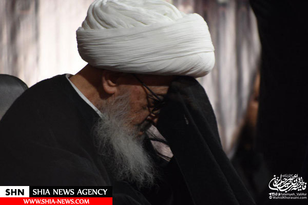 گزارش تصویری عزاداری شهادت امام رضا علیه السلام در بیت معظم له