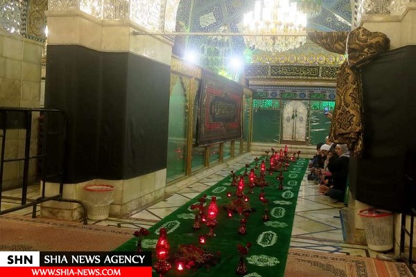 ضریح نورانی حضرت رقیه (س) به تهران منتقل شد