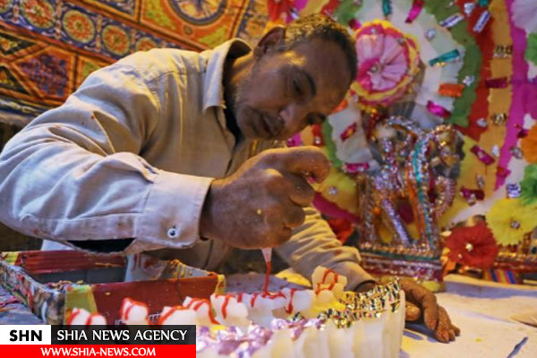 مجسمه‌های قندی مصری‌ها در جشن میلاد پیامبر(ص)