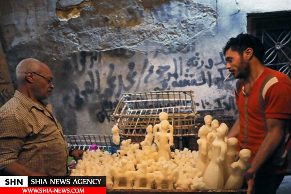 مجسمه‌های قندی مصری‌ها در جشن میلاد پیامبر(ص)