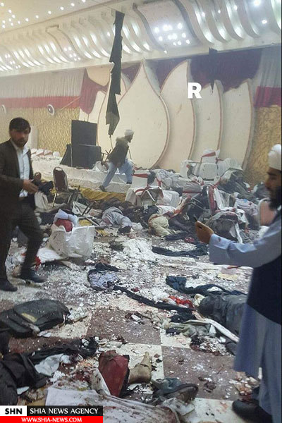 حمله انتحاری به مراسم میلاد پیامبر (ص) در کابل + تصاویر