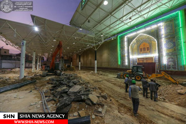 آستان مقدس علوی کار بازسازی صحن رسول اکرم (ص) را آغاز کرد +تصاویر آستان مقدس علوی کار بازسازی صحن رسول اکرم (ص) را آغاز کرد +تصاویر
