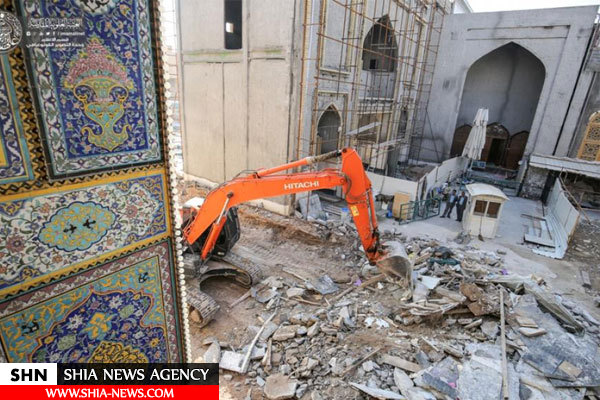 آستان مقدس علوی کار بازسازی صحن رسول اکرم (ص) را آغاز کرد +تصاویر آستان مقدس علوی کار بازسازی صحن رسول اکرم (ص) را آغاز کرد +تصاویر
