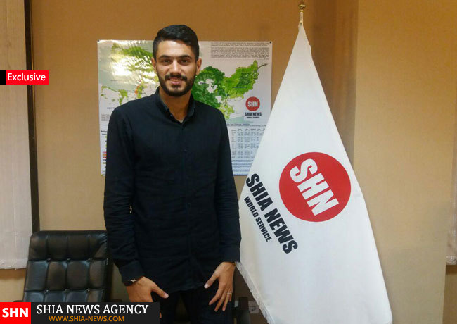 دیدار شایان مصلح، مداح اهل بیت و بازیک تیم پرسپولیس از شیعه نیوز