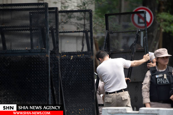 تدابیر شدید امنیتی در اطراف سفارت سعودی در آرژانتین + تصاویر