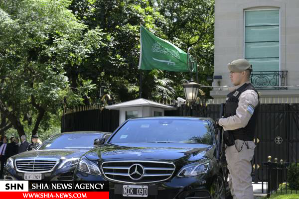 تدابیر شدید امنیتی در اطراف سفارت سعودی در آرژانتین + تصاویر