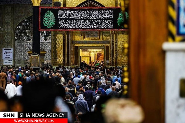 بارش رحمت الهی و حضور میلیونی زائران در حرم کاظمین