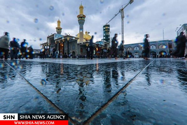 بارش رحمت الهی و حضور میلیونی زائران در حرم کاظمین