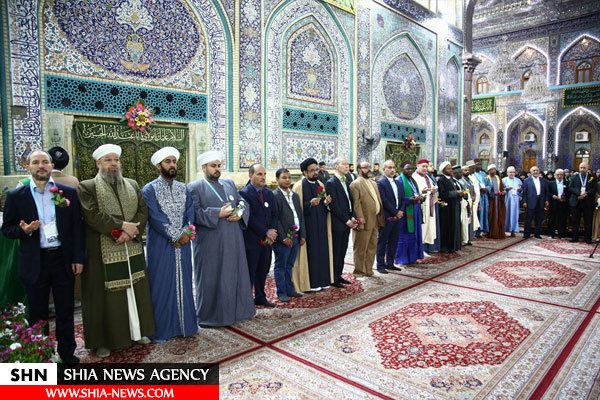 ادای احترام مهمانان جشنواره بهار شهادت به امام حسین (ع)