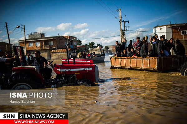 تصاویر سیل در استان گلستان