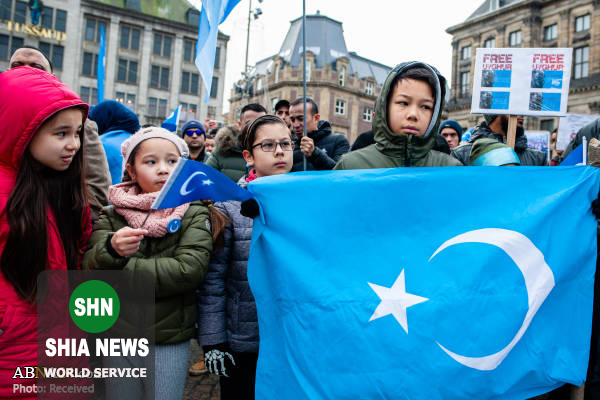 همبستگی با اویغورها در آمستردام