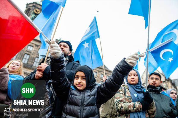 همبستگی با اویغورها در آمستردام