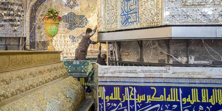 آخرین اقدامات برای ترفیع گنبد حرم امام حسین (علیه السلام) آخرین اقدامات برای ترفیع گنبد حرم امام حسین (علیه السلام)