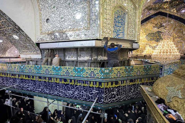 آخرین اقدامات برای ترفیع گنبد حرم امام حسین (علیه السلام) آخرین اقدامات برای ترفیع گنبد حرم امام حسین (علیه السلام)