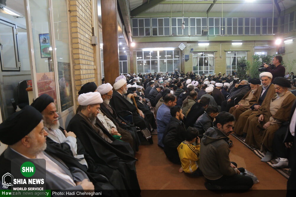 مراسم بزرگداشت مرحوم آیت الله محمد مهدی خلخالی در دفتر آیت الله سیستانی