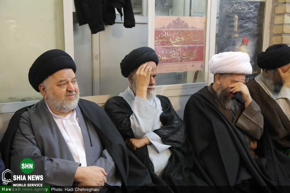 مراسم بزرگداشت مرحوم آیت الله محمد مهدی خلخالی در دفتر آیت الله سیستانی