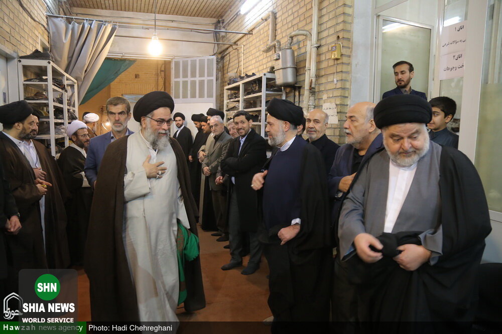 مراسم بزرگداشت مرحوم آیت الله محمد مهدی خلخالی در دفتر آیت الله سیستانی