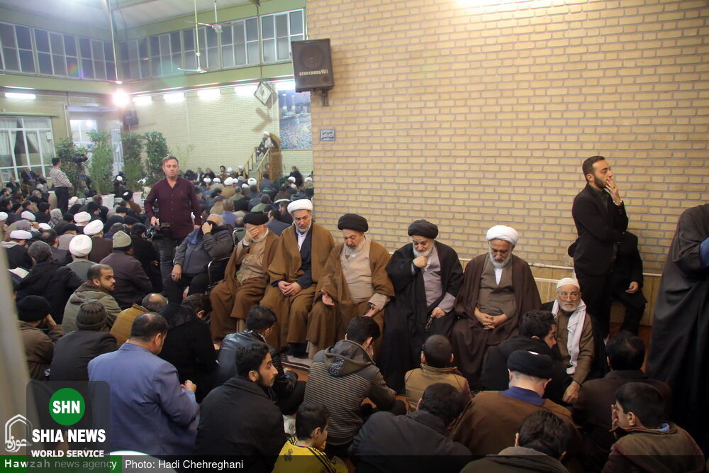 مراسم بزرگداشت مرحوم آیت الله محمد مهدی خلخالی در دفتر آیت الله سیستانی