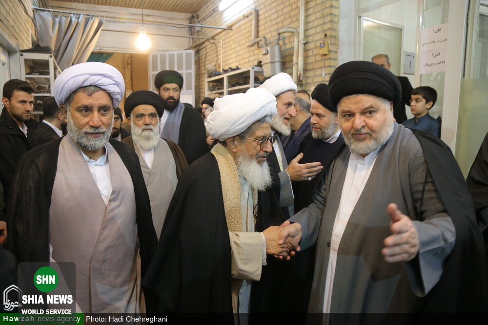 مراسم بزرگداشت مرحوم آیت الله محمد مهدی خلخالی در دفتر آیت الله سیستانی