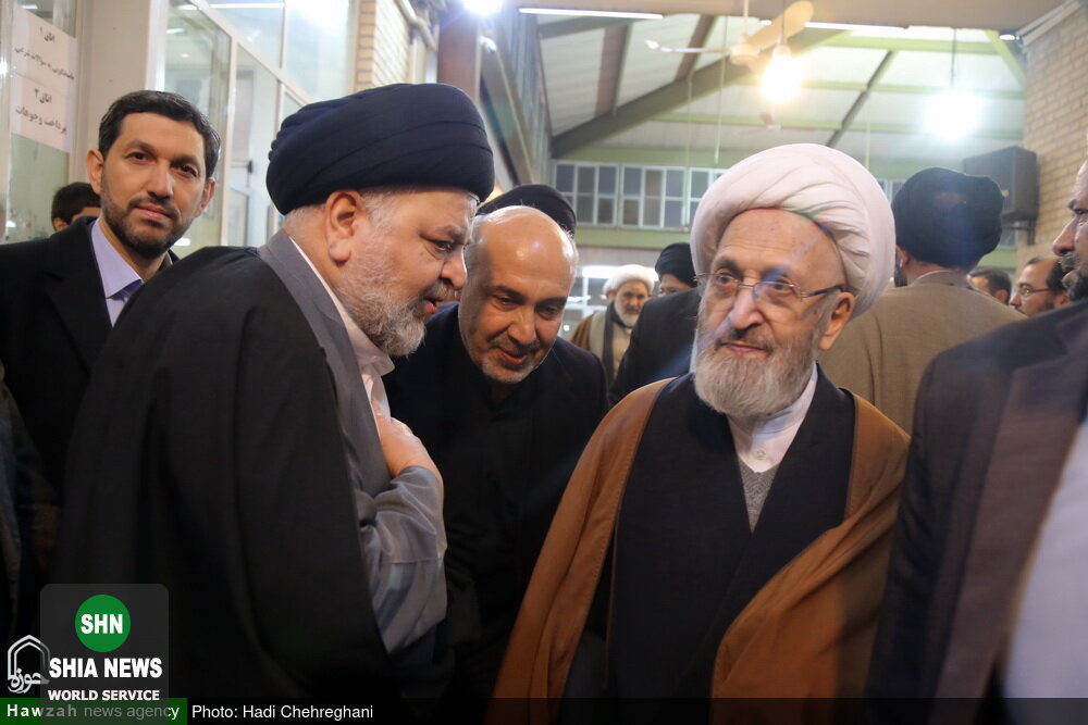 مراسم بزرگداشت مرحوم آیت الله محمد مهدی خلخالی در دفتر آیت الله سیستانی