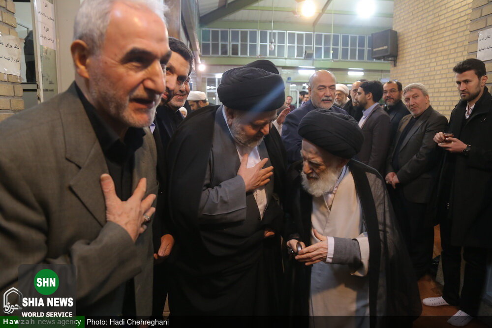 مراسم بزرگداشت مرحوم آیت الله محمد مهدی خلخالی در دفتر آیت الله سیستانی