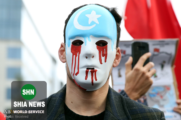 تظاهرات همبستگی با اویغورها در بروکسل