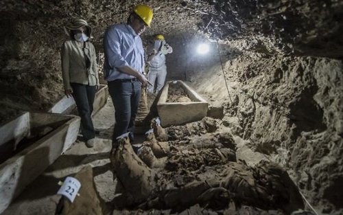 گورستان مصر باستان سر از خاک بیرون آورد
