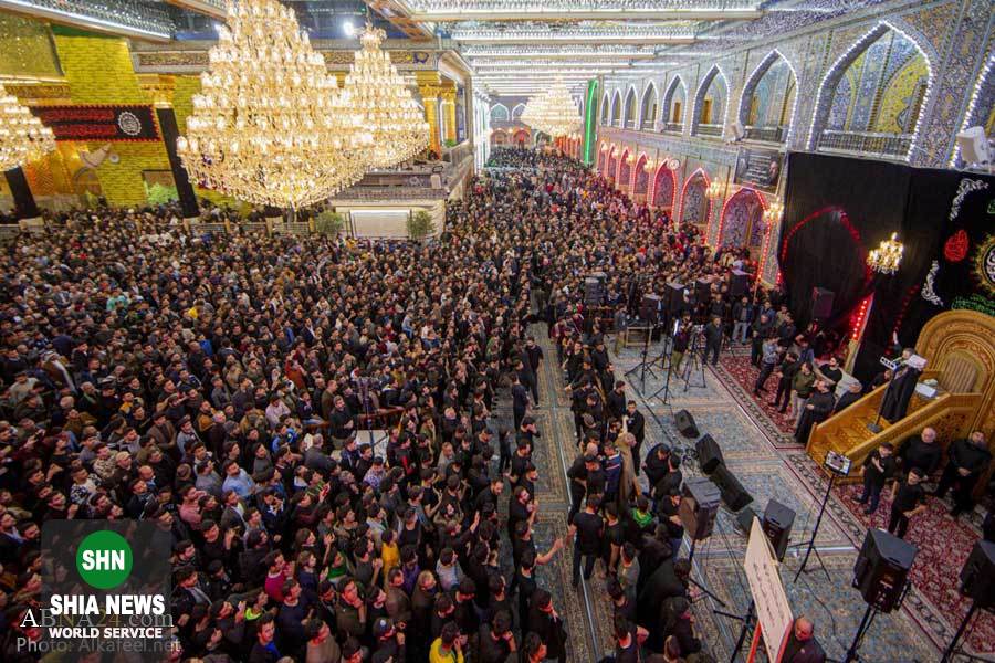 مراسم عزاداری وفات حضرت ام البنین(س) در حرم علمدار کربلا