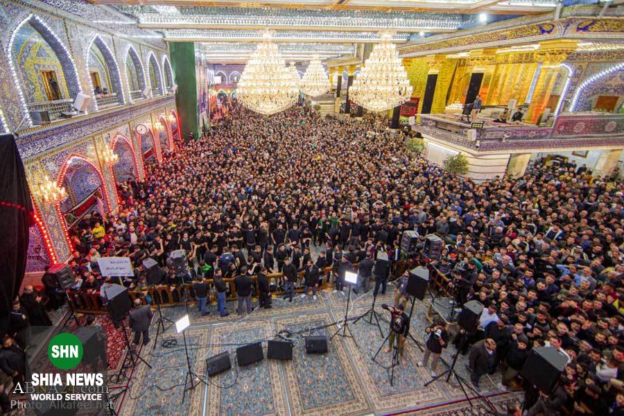 مراسم عزاداری وفات حضرت ام البنین(س) در حرم علمدار کربلا