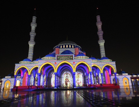 نورپردازی مساجد در امارات