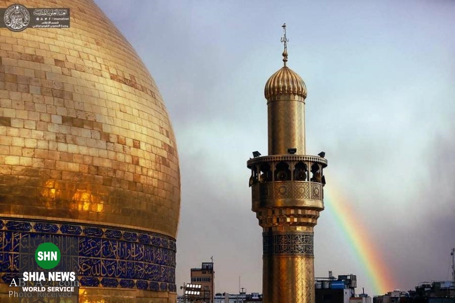 حرم امیرالمومنین علیه السلام بعد از نزول باران الهی