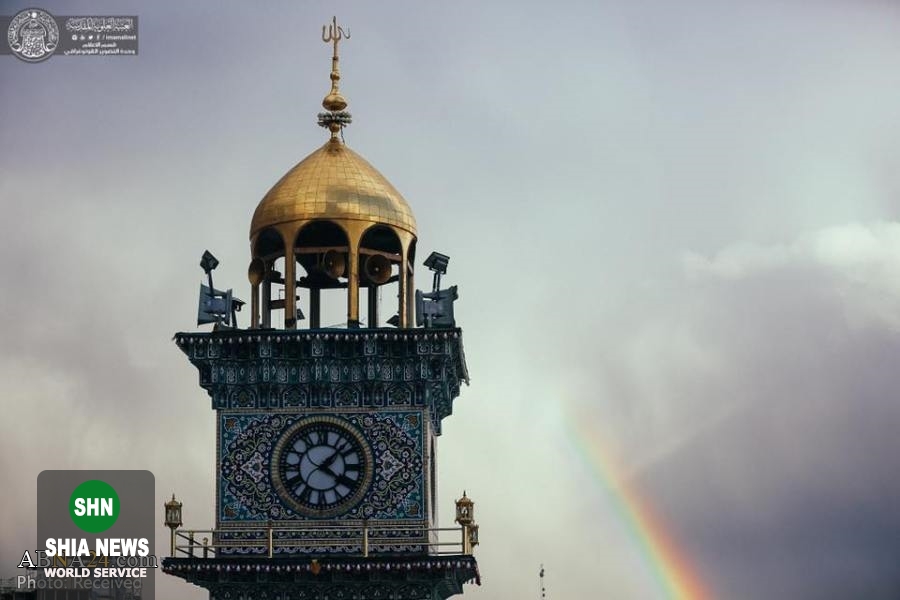 حرم امیرالمومنین علیه السلام بعد از نزول باران الهی