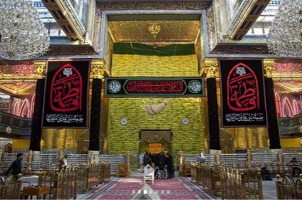 کربلا در سوگ مادر سادات رخت عزا پوشید