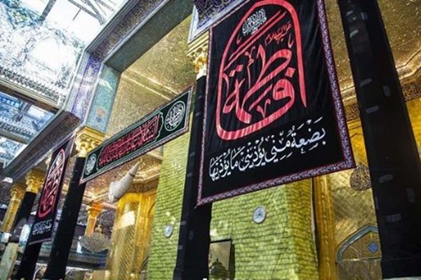 کربلا در سوگ مادر سادات رخت عزا پوشید