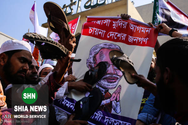 تظاهرات در بنگلادش علیه بدرفتاری هندوها با مسلمانان