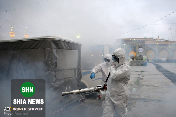 ضدعفونی بخش&zwnj;های مختلف حرم مطهر رضوی