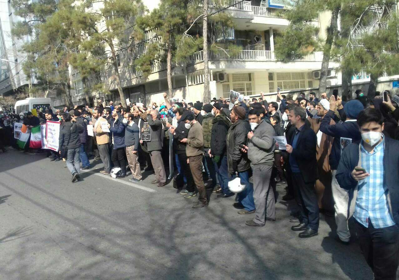 تجمع دانشجویان و طلاب در اعتراض به کشتار مسلمانان هند تجمع دانشجویان و طلاب در اعتراض به کشتار مسلمانان هند