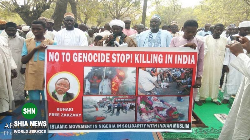 اعلام همبستگی شیعیان نیجریه با مسلمانان هند