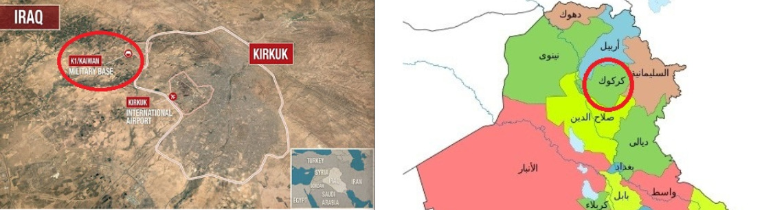 ۱۴ پایگاه آمریکا که در تیررس موشکهای مقاومت عراق قرار دارند