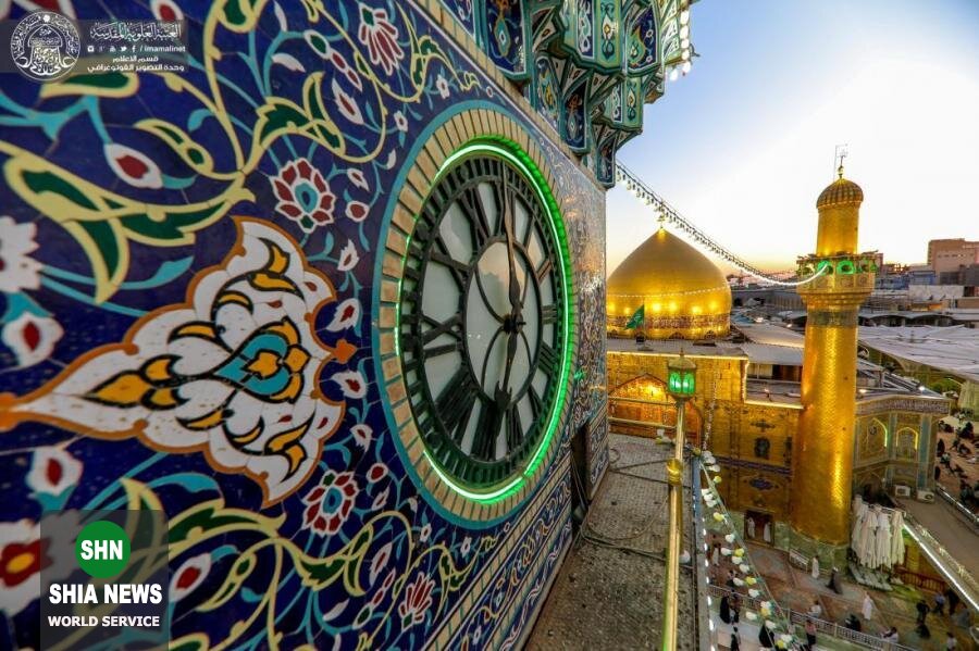 مناره ۱۳۰ساله حرم مطهر علوی+ تصاویر مناره ۱۳۰ساله حرم مطهر علوی+ تصاویر