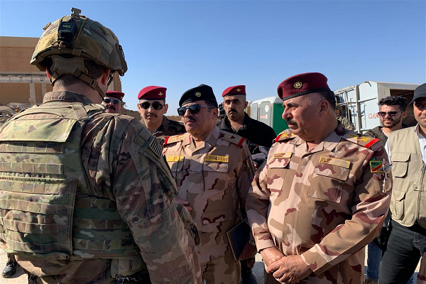 استقرار ارتش عراق در پایگاه القائم